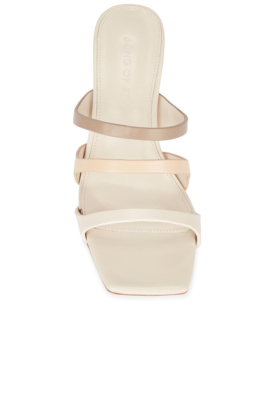 Song of Style Tuscany Heel in White | Lyst
