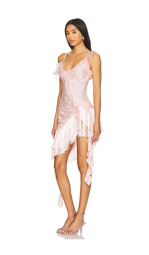 flare skirt mini dress Flared Skirt White Lace Mini Dress S / White