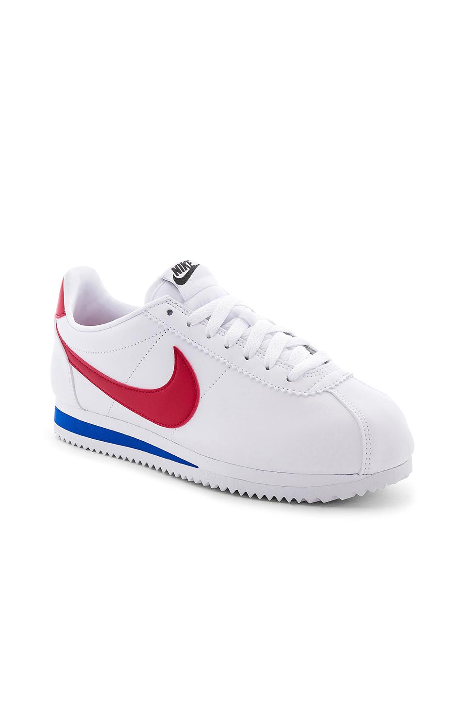 red nike cortez shoes,Nike Cortez - Men's - Running - Shoes - White/Varsity Red-sku:16418162