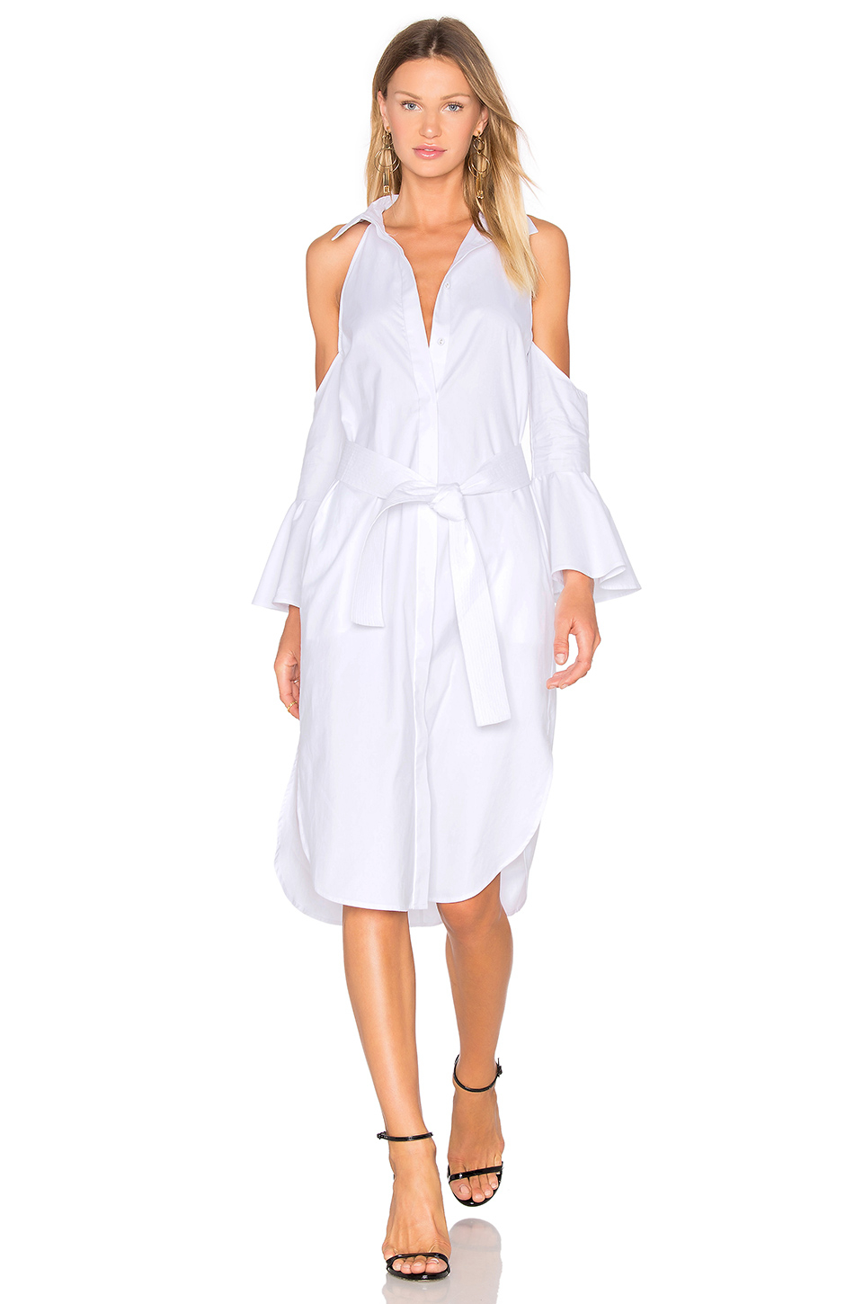 c meo collective show me shirt dress in black lyst c meo collective show me shirt dress in black lyst
