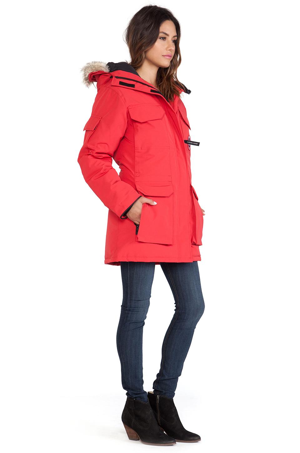 canada goose red expedition parka