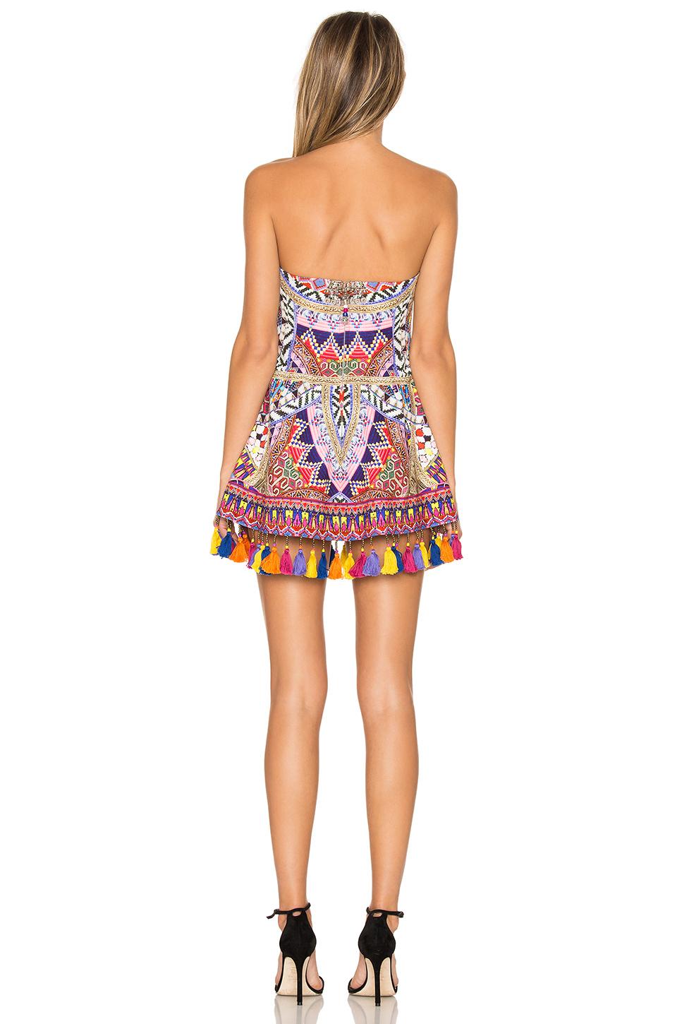 camilla strapless mini dress