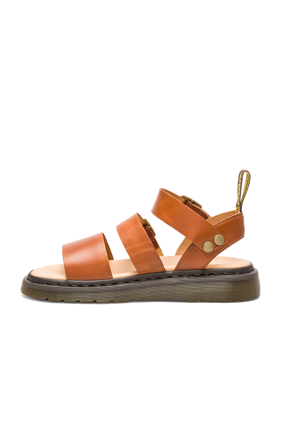 Dr. Martens Leather Gryphon Sandals in Oak (Brown) | Lyst