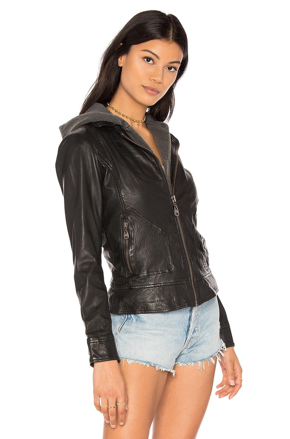 Doma Leather Clash Jacket In Black Lyst Doma Leather Black Clash Jacket Lyst View Fullscreen