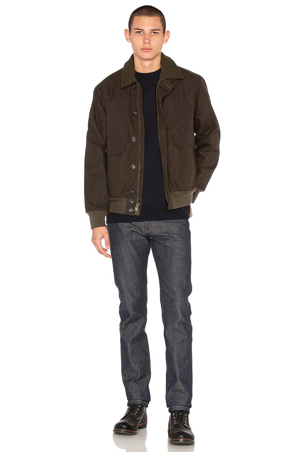 filson ranger oil cloth bomber
