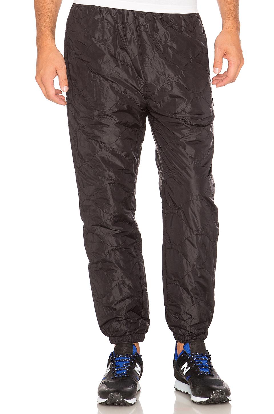 Stussy Synthetic Quilted Pant in Black for Men Lyst
