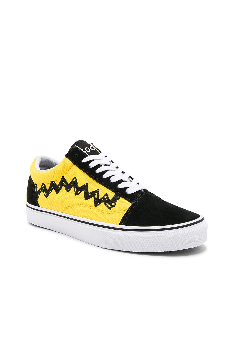 vans peanuts yellow