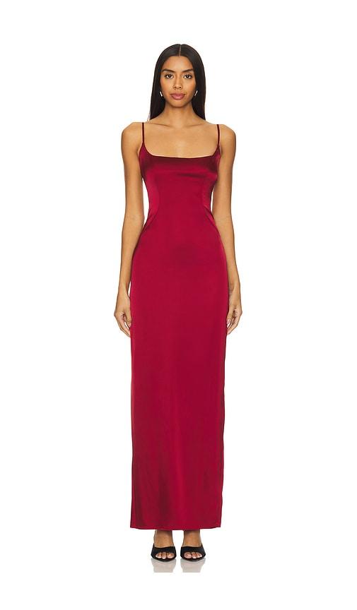 chinese dress ladies Nadine Merabi Lydia Mini Dress in Red