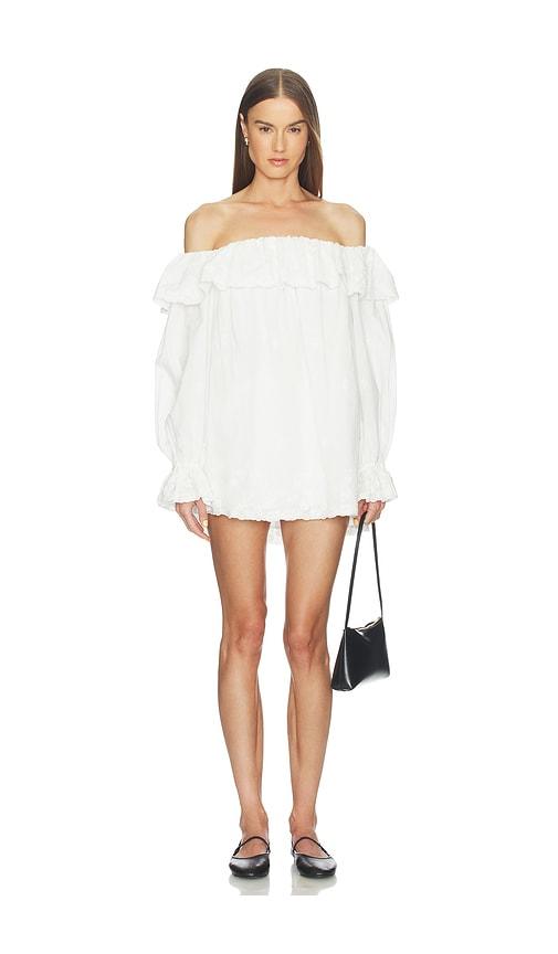 rose off the shoulder dresses Vintage Floral Off Shoulder Dress – Lace Coquette Princess Mini Dress