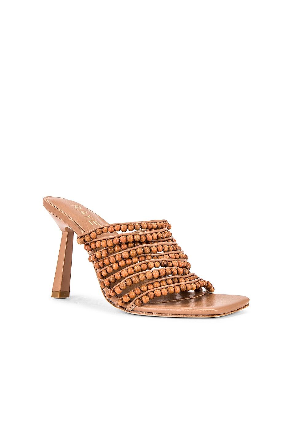 RAYE Leather Cloud Heel in Tan (Brown 