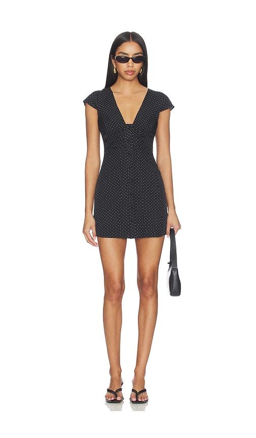 brown halter mini dress fine line halter mini dress, Medium