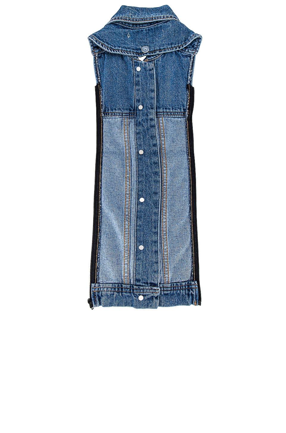 Veronica Beard Denim Slate Dickey 