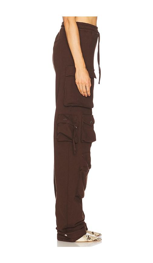 the atticoのワイドカーゴパンツ The Attico Fern ワイドカーゴジーンズ | ブルー | FARFETCH JP