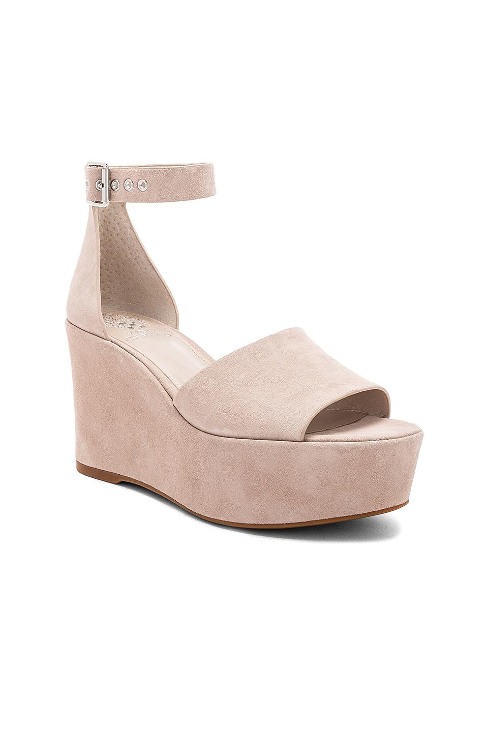 Vince Camuto Suede Korista Wedge - Lyst