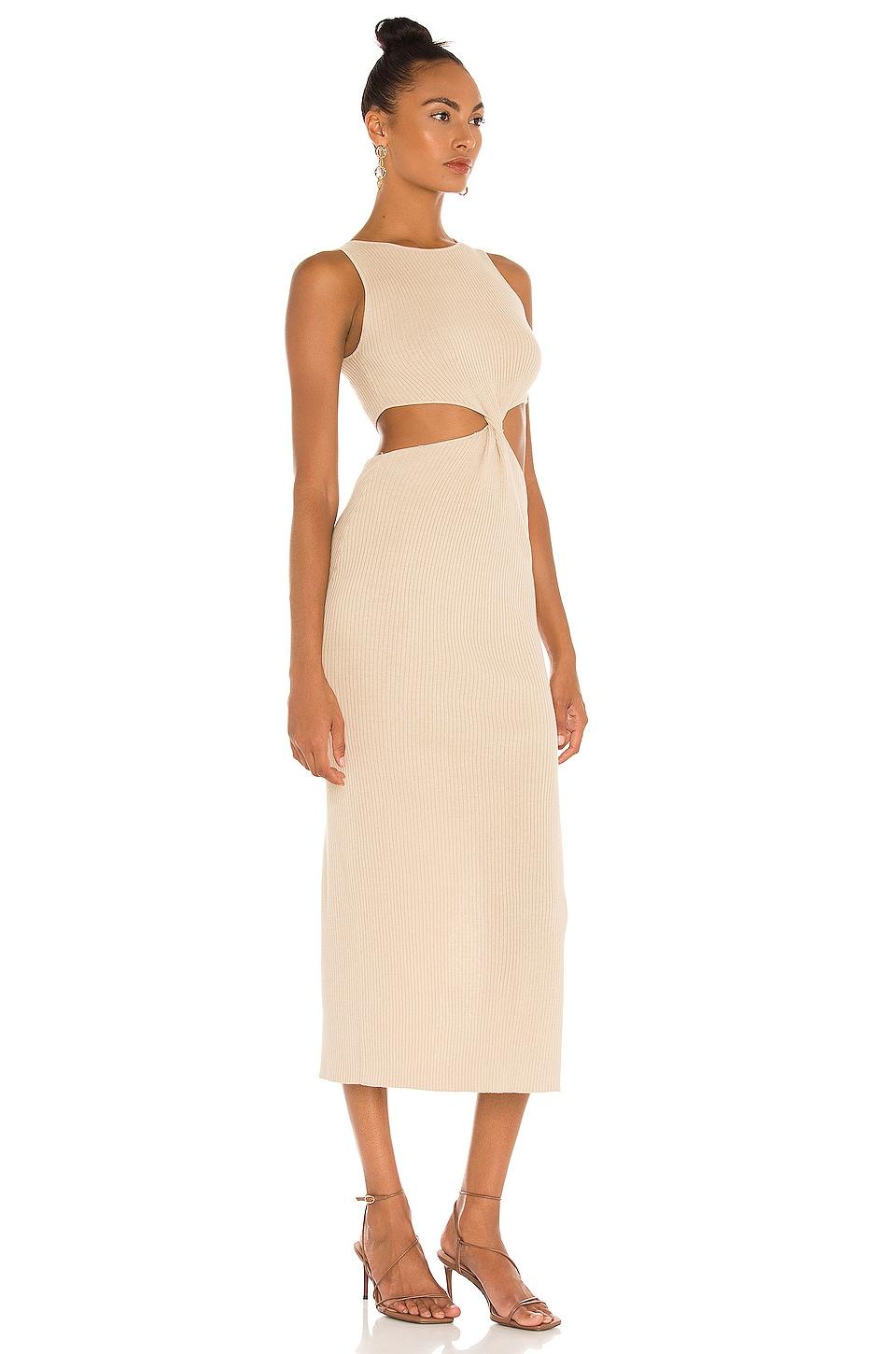Bridge Riviera Knit Twist Midi Dress 