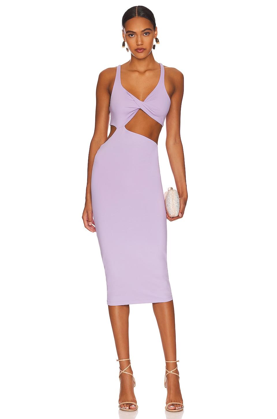 Bardot Venuss Midi Dress in Purple | Lyst