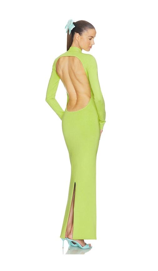 helsa matte jersey open back dress Chantria in Green keyword|Taylor Swift