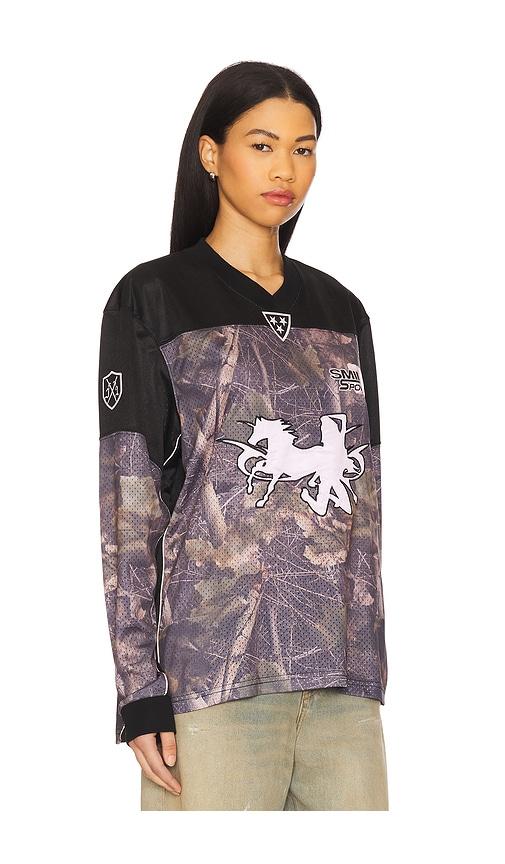 トップス jaded london Camo Waffle Long Sleeve Top Shop Woodland Camo Waffle Long Sleeve Top | Jaded London