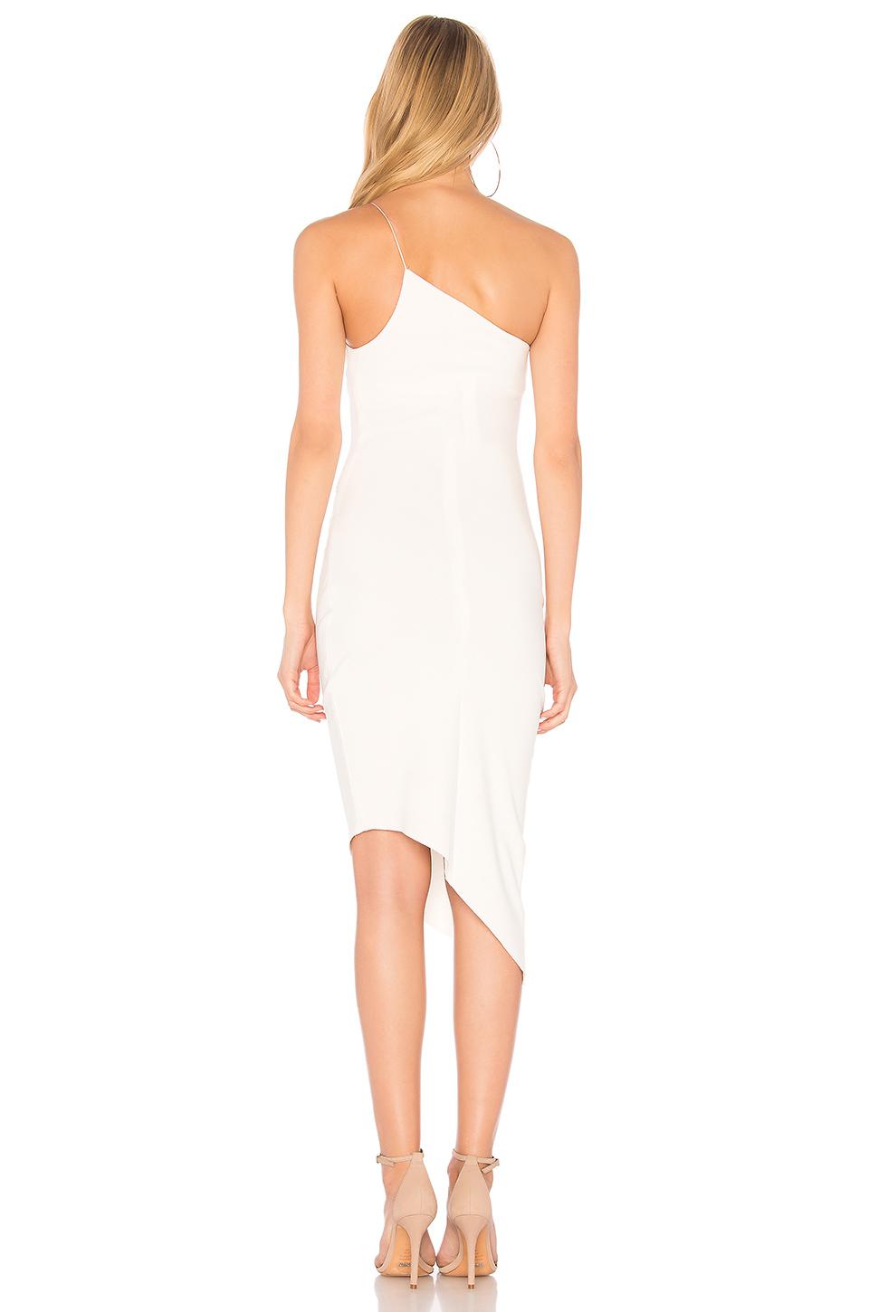 bec and bridge asymmetrical dress black