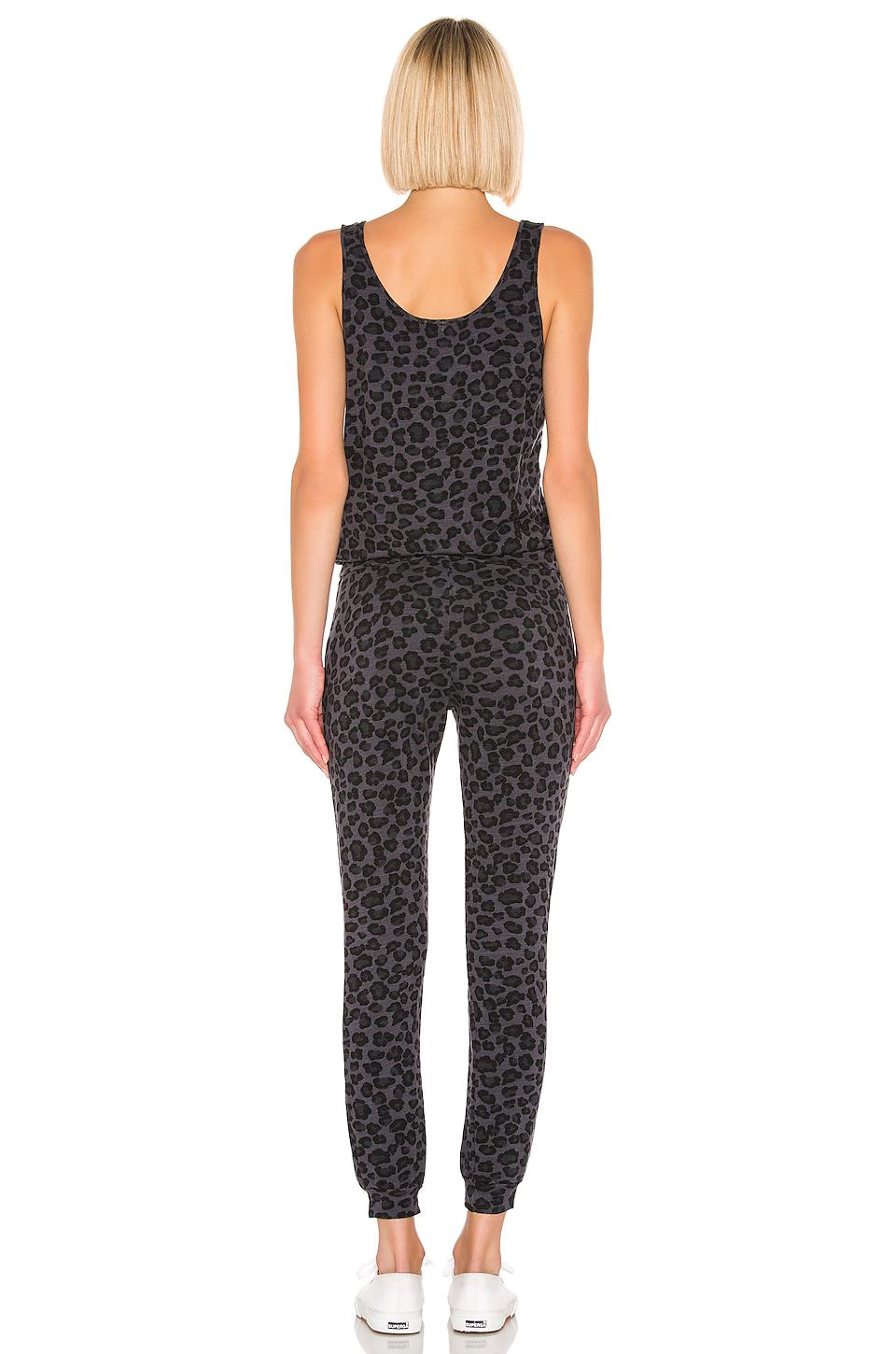 monrow leopard jumpsuit