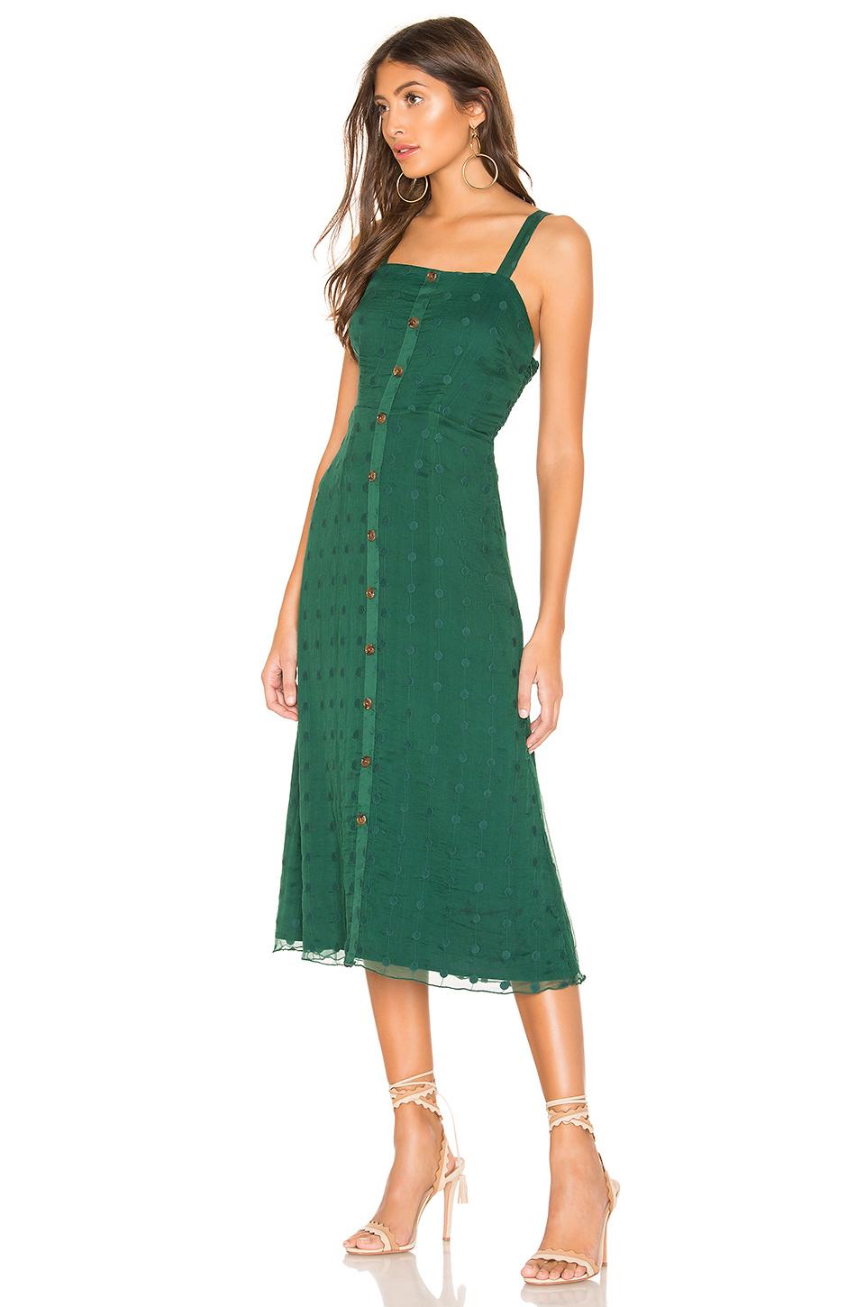 House of Harlow 1960 Synthetic X Revolve Marla Midi Dress in Green - Lyst
