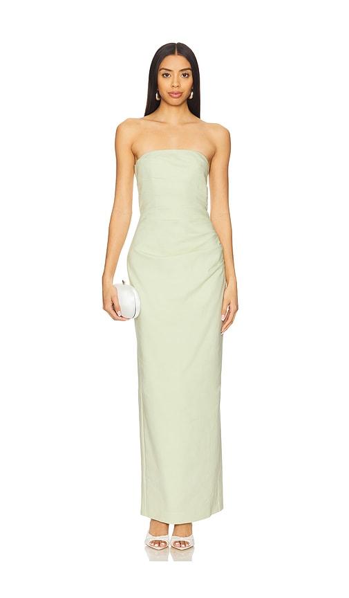 chinese dress ladies Shona Joy Amada Lace Up Strapless Maxi Dress – The Designer Collection