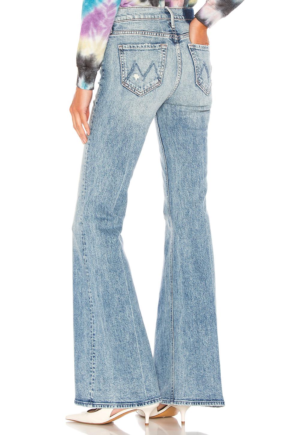Mother Cotton The Doozy Flare In Blue Lyst Mother Cotton The Doozy Flare In Blue Lyst