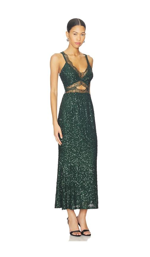 never fully dressed green wrap dress Never Fully Dressed Women's Knit Wrap Maxi Dress | UK12 main image 0