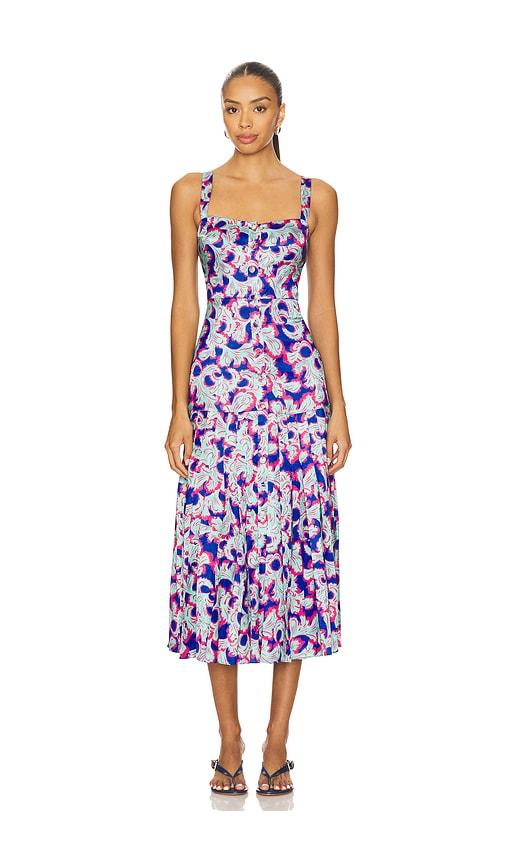 VIP【関税送料無料】希少 SALONI MULTICOLOR DRESS Rent Saloni Multicolour Dress | By Rotation UK
