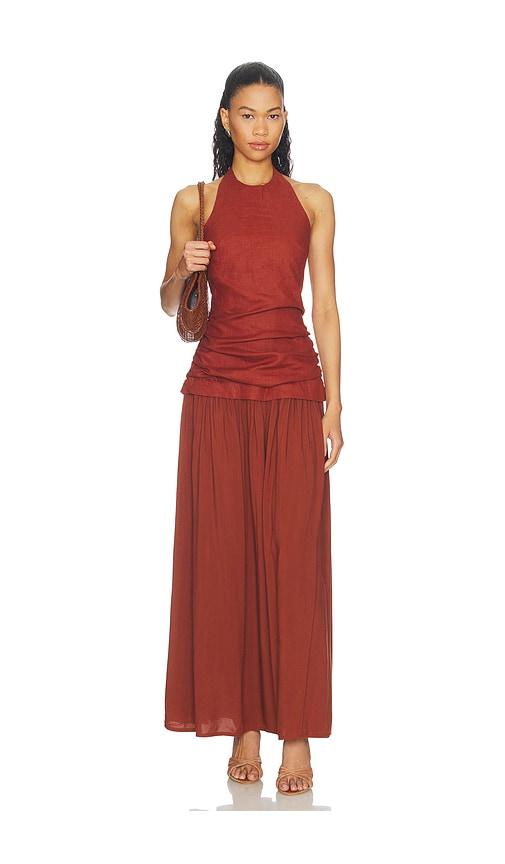 slim fit dress slacks Sofie Maxi Dress Hanne Gingham Espresso