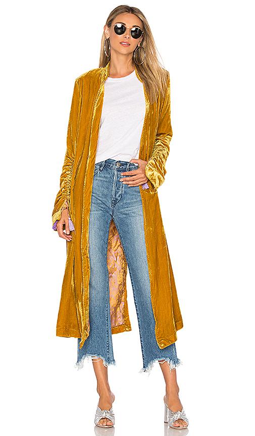 Women's velvet clearance duster coat