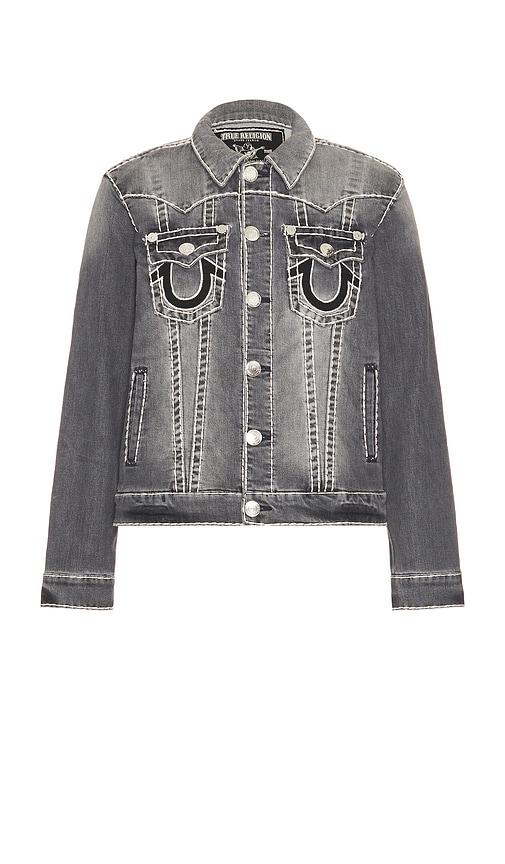 TRUE RELIGION Super T Jimmy Jacket in Black for Men | Lyst