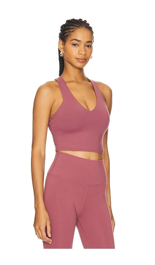 Alo Yoga Real Bra Tank Top in Pink | Lyst