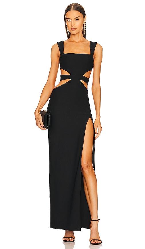 Michael costello black dress discount
