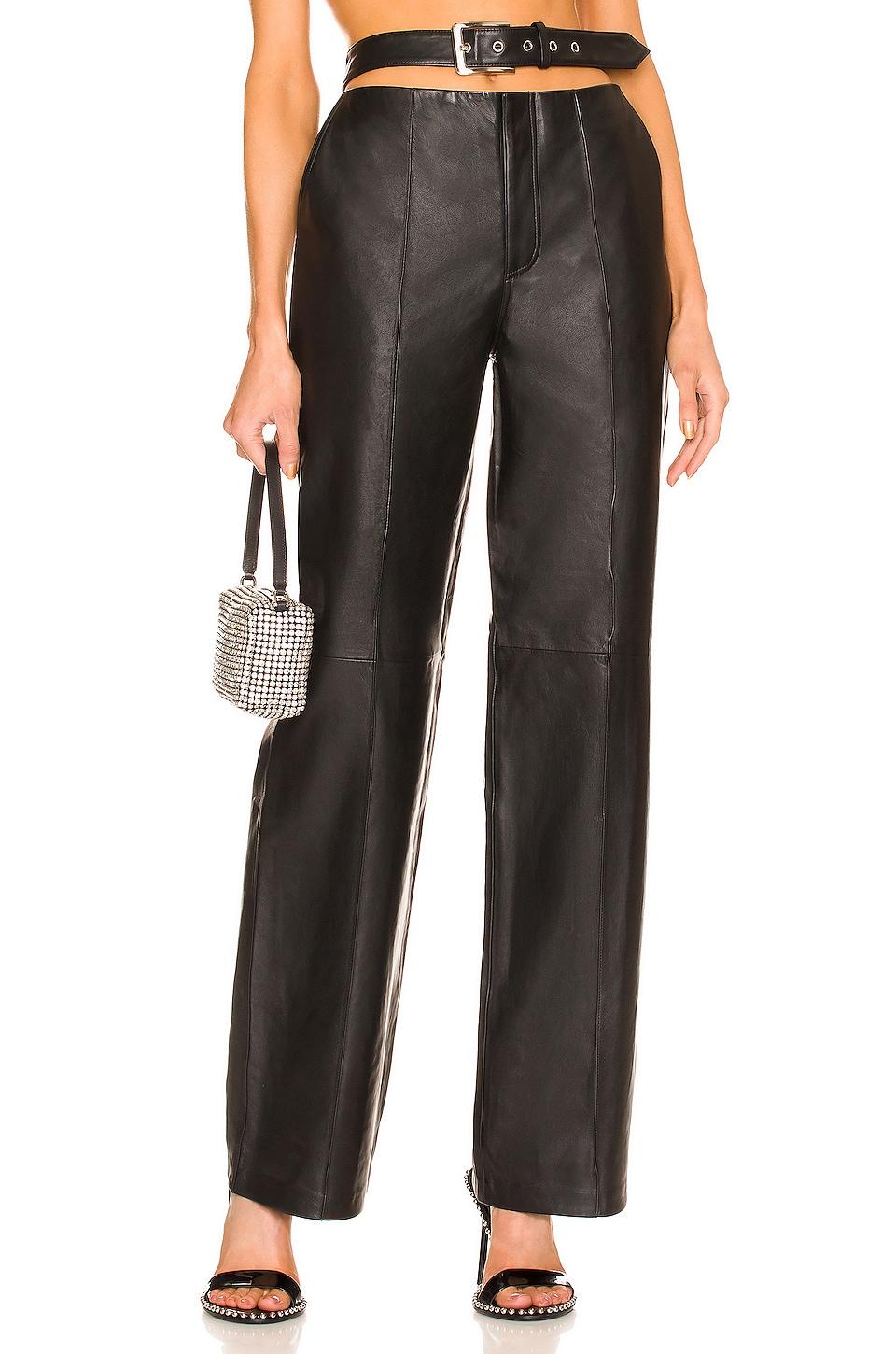 Nbd Linda Leather Pant in Black | Lyst