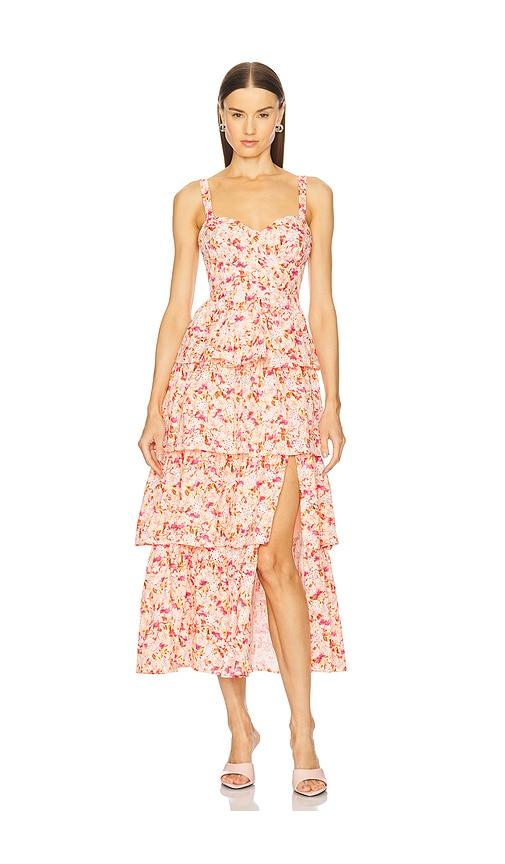 Astr Midsummer Dress in White | Lyst