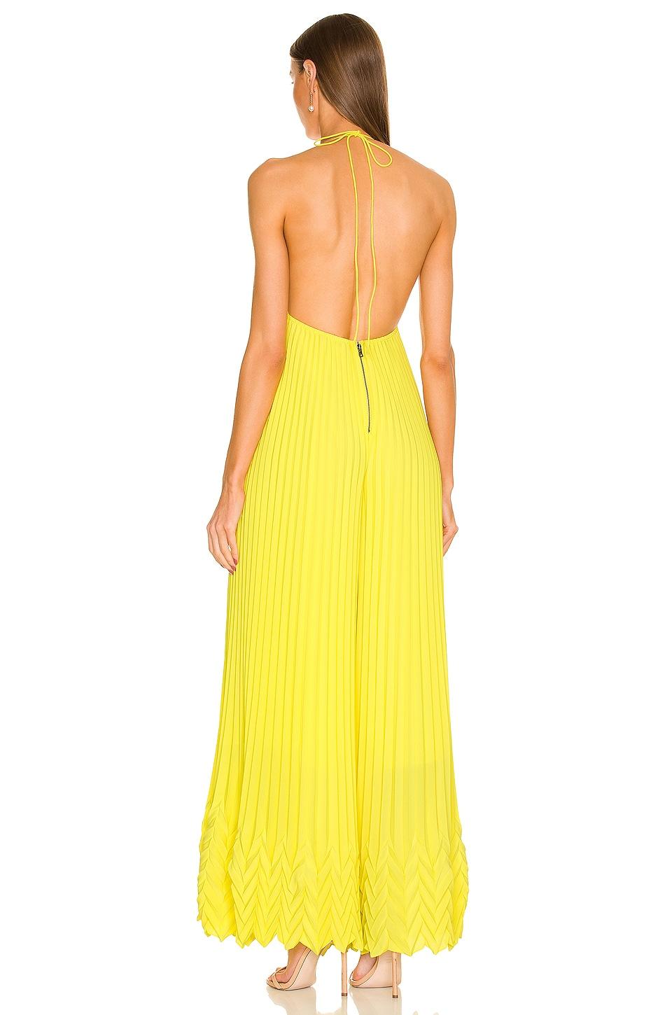 Alice and olivia pleated jumpsuit hotsell