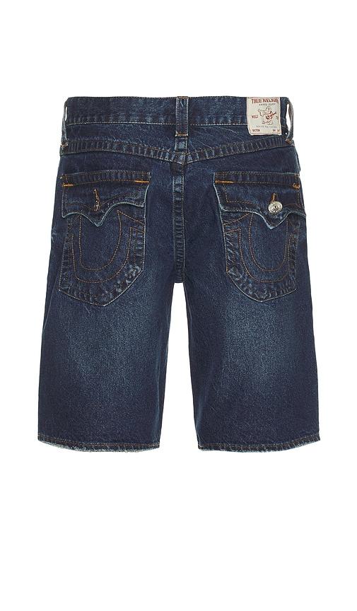 Shorts True Religion De Malla Con Logo - Azul Marino Para Hombre