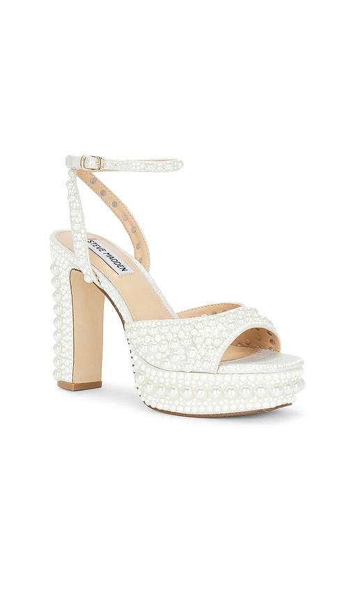 Steve Madden Assured Platform Ankle Strap Sandal In Black