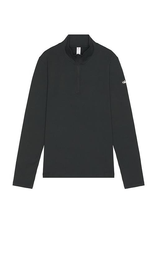 Alo Yoga Conquer 1/4 Zip Reform Long Sleeve in Black for Men | Lyst UK
