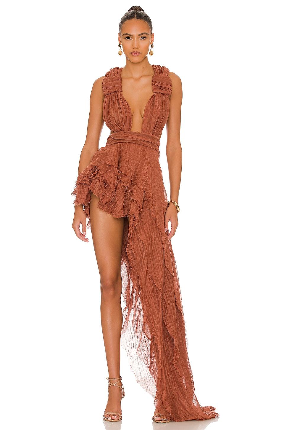Bronx and banco sicilia ruffle dress deals