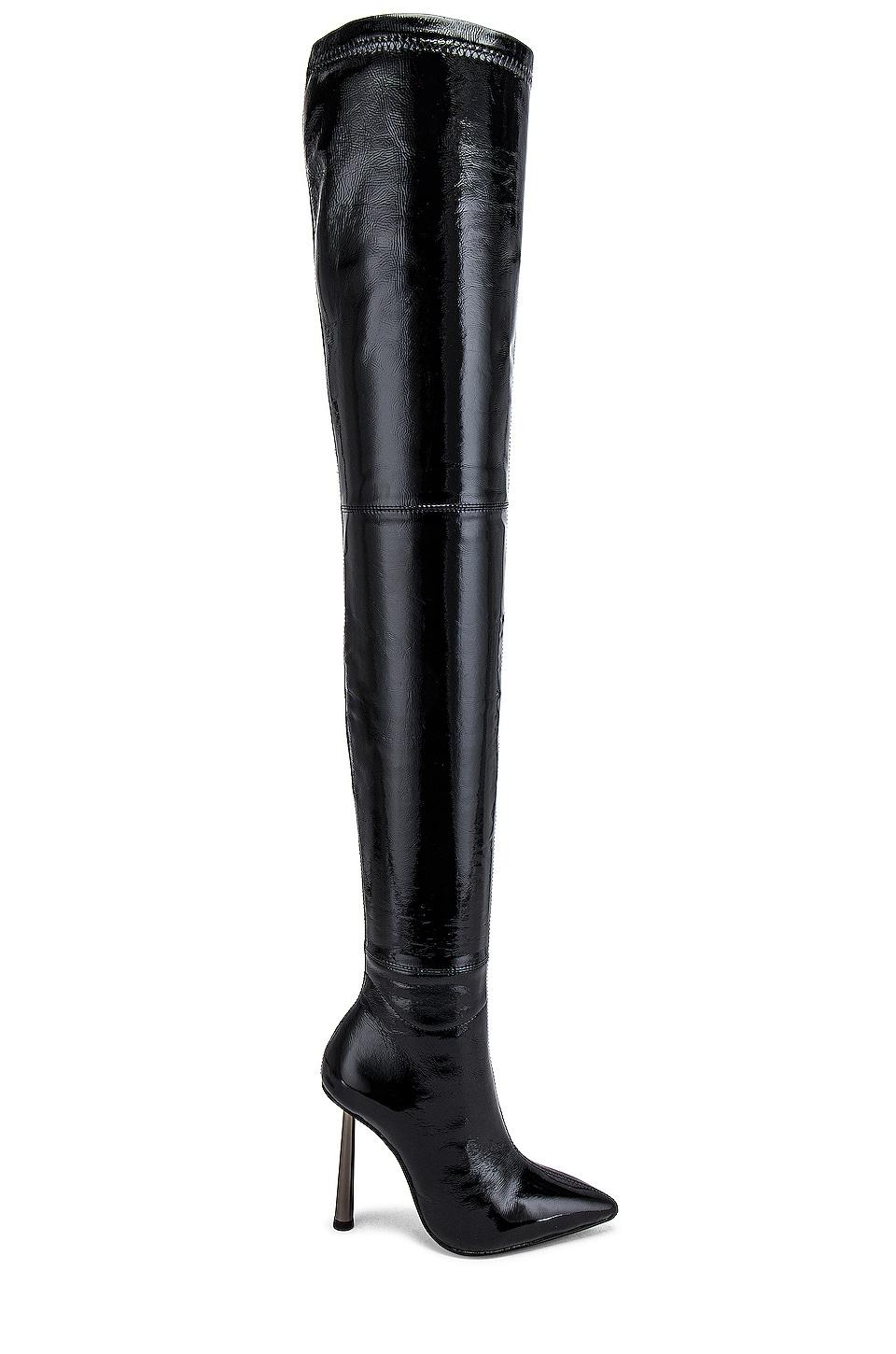 Michael Costello Leather X Revolve Marian Boot in Black | Lyst
