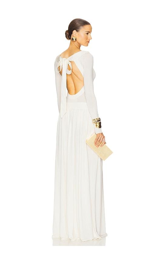 Helsa Aesther Jersey Dress in White | Lyst Helsa Aesther Jersey Dress in White | Lyst
