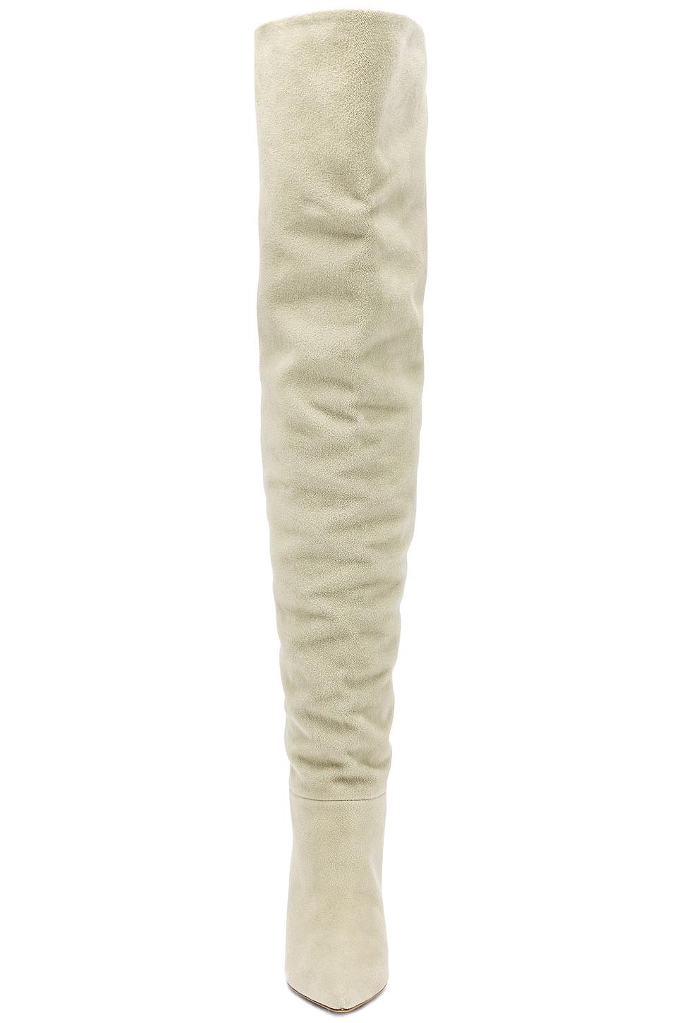 yeezy thigh high boots
