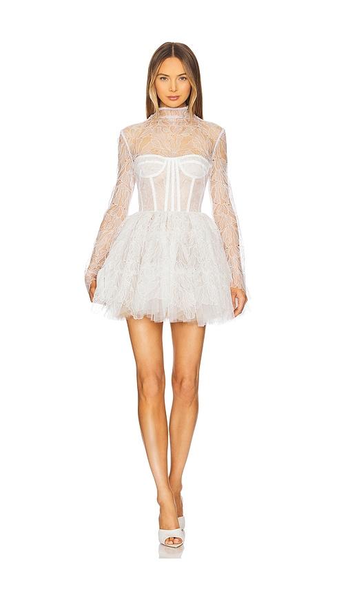 Bronx and Banco Maraya Arabella Lace Mini Dress in White | Lyst