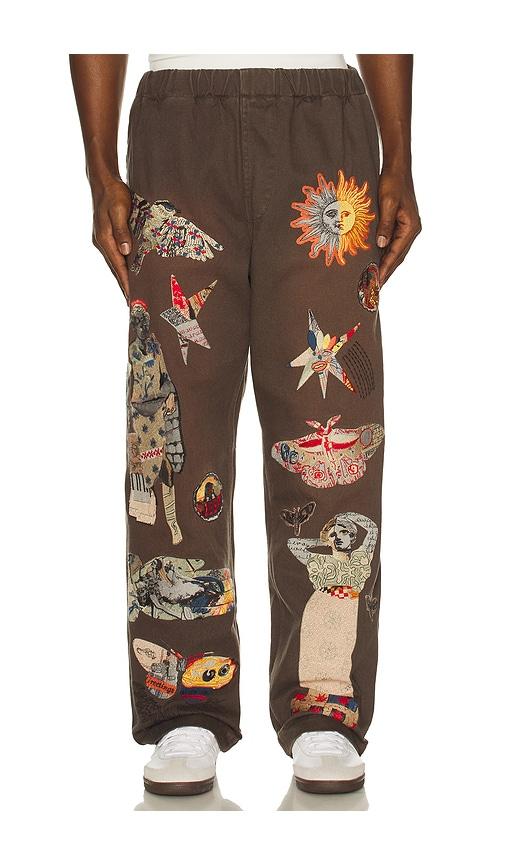 パンツ Samuel Zelig Collage Pants Samuel Zelig Collage Pant in Gray for Men | Lyst