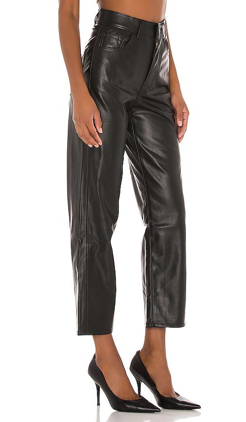 Levi's Faux Leather Ribcage Straight in 