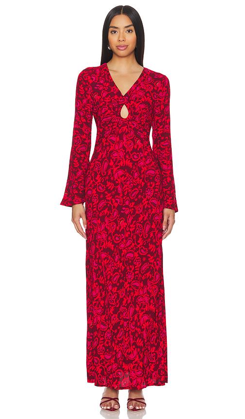 strapless open back dress Farm Rio Palermo Dress  Continuiti
