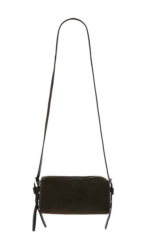 ALLSAINTS Miro Turn Lock Leather Crossbody Bag in Desert White