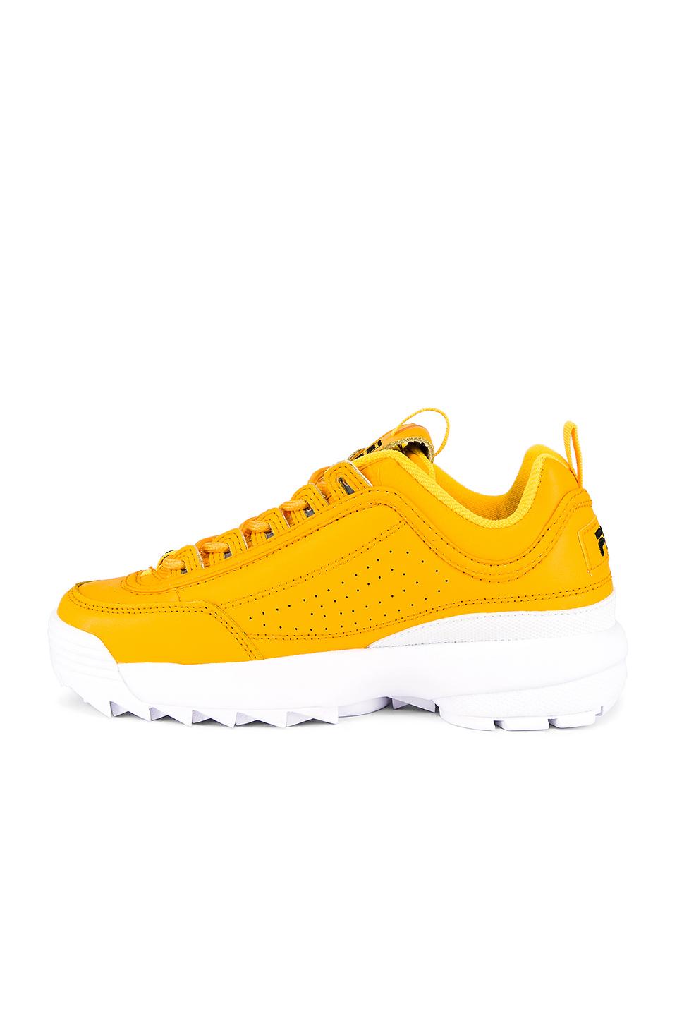 fila yellow disruptor ii premium repeat trainers